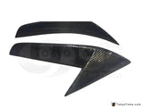 Car-Styling Auto Accessories Dry Carbon Fiber Front Canards Fit For 11-14 MP4 12-C DMC Velocita Style Front Bumper Canards