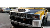 Car-Styling Auto Accessories Fiber Glass FRP Bonnet Scoop Fit For 2003-2009 Hummer H2 Branew Style Front Hood Scoop