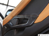 Car-Styling Dry Carbon Fiber Inner Door Handle Panel 2 Pcs Fit For 2011-2014 Aventador LP700 Inner Door Handle Panel