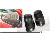 Car-Styling Carbon Fiber Mirror Cover Caps 2Pcs Fit For 2008-2012 Mitsubishi Lancer Evolution EVO10 EVO X Mirror Cover