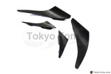Car-Styling FRP Fiber Glass Front Canards 4Pcs Fit For 2003-2007 Evolution 8-9 EVO 8 EVO 9 Jun Style Front Bumper Canards