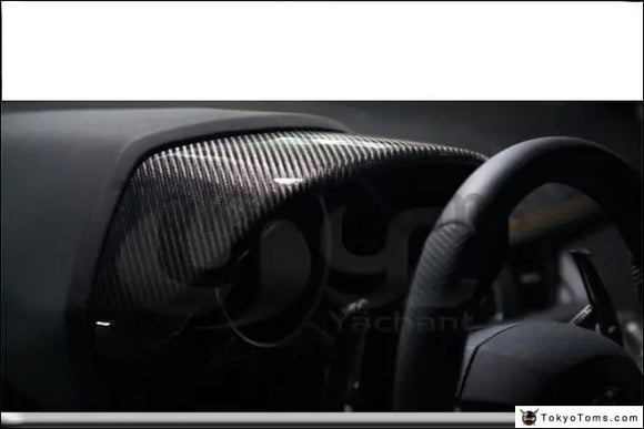 Car-Styling Dry Carbon Fiber Instrument Cluster Surround Fit For 2011-2014 Aventador LP700 Cluster Surround InteriorTrim