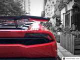 Car-Styling Carbon Fiber Trunk Spoiler GT Wing Fit For 2014-2016 Huracan LP610-4 & LP580-2 Coupe Spyder Revo RZ Style GT Wing