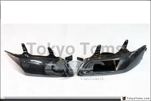 Carbon Fiber Intake Replacement Fit For 2001-2002 Mitsubishi Evolution 7 EVO 7 Headlight Air & Block-off Headlight Replacement