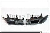 Carbon Fiber Intake Replacement Fit For 2001-2002 Mitsubishi Evolution 7 EVO 7 Headlight Air & Block-off Headlight Replacement