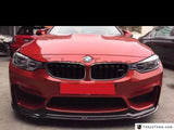 Car-Styling Carbon Fiber FRP Painted With Varnish Car Front Bumper Lip Fit For 2014-2017 F80 M3 F82 F83 M4 VRS Style Front Lip
