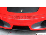 Car-Styling Auto Accessories Full Carbon Fiber Front Diffuser Fit For 2005-2009 F430 Front Bumper Spliter Diffuser Replacement 