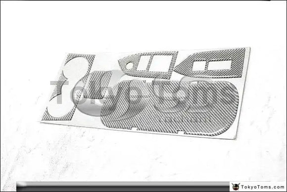 Silver Carbon Fiber Interior Trim Fit For Subaru BRZ ZC6 Toyota FR-S FT86 ZN6 GT86 LHD Yachant
