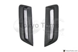 Car-Styling FRP Fiber Glass Front Hood Vents Fit For 2008-2012 Lancer Evolution EVO X EVO 10 CS Style Hood Vents
