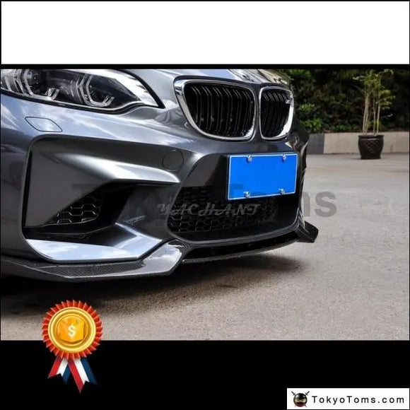 Car-Styling NEW Arrival Carbon Fiber Front Bumper Lip Fit For 2014-2017 F22 2 Series F87 M2 VRS VRS AERO Style Front Lip