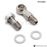 Turbo Banjo Bolt Kit M10 X 1.5 Mm To 4An W/ 1.8Mm Restrictor Oil Feed For Td04 Td05 Td06 Parts