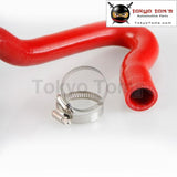 Turbo Silicone Hose Intercooler For Audi A4 1.8T Quattro B5 1.8L Red + Two Clamps Aluminum