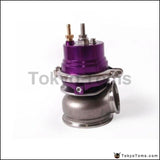 Turbo V-Band 60Mm External Waste Gate Bypass Exhaust Manifold + Spring (Black Purple) Parts