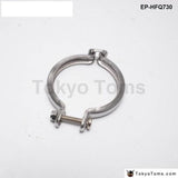 Turbocharger V-Band Clamp Set 73Mm For Toyota Turbo Ct2 Ct9 Ct Td04 Td04Hl Parts