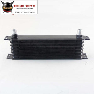 Universal 13 Row An10 Engine Transmission 262Mm Oil Cooler Trust Style Gold / Black Blue