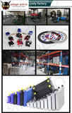 Universal 15 Row 10An Engine Transmission Oil Cooler + 7 Electric Fan Kit Bk