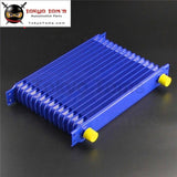 Universal 15 Row An10 Engine Transmission 262Mm Oil Cooler Trust Style Gold / Black Blue