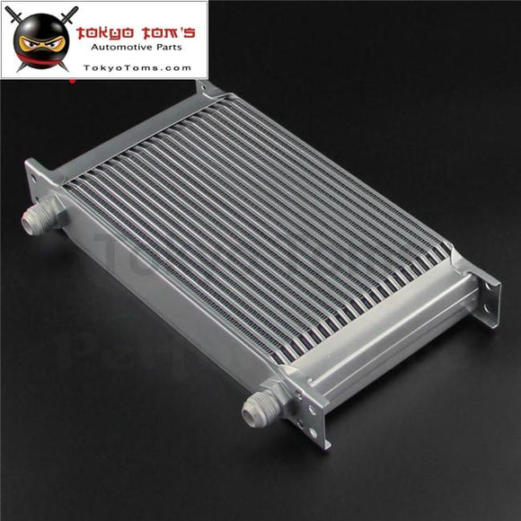 Universal 22 Row An10 Engine Transmission 248Mm Oil Cooler Black / Silver
