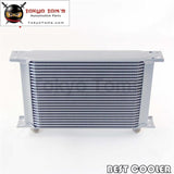 Universal 25 Row An10 Engine Transmission 248Mm Oil Cooler Silver