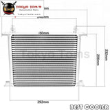 Universal 28 Row 248Mm Engine Oil Cooler British Type+M20Xp1.5 / 3/4 X 16 Filter Relocation+5M An10