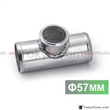 Universal 57Mm 2.25 Turbo Aluminum Flang Pipe Fit For Tail 50Mm Blow Off Valve Parts