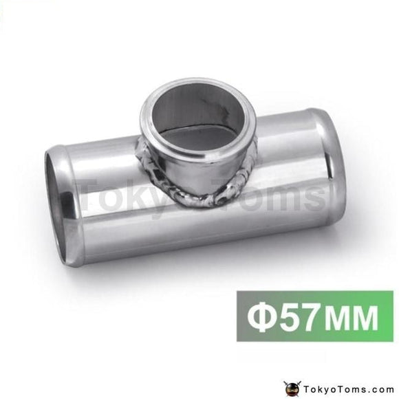 Universal 57Mm 2.25 Turbo Aluminum Flang Pipe Fit For Tail 50Mm Blow Off Valve Parts