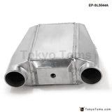 Universal Aluminum 13.3 X12X4.5 Bar & Plate Front Mount Water-To-Air Intercooler Inlet/outlet: 3