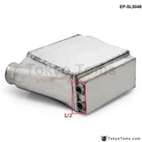 Universal Aluminum 15 X 11 4.5 Bar & Plate Front Mount Water-To-Air Intercooler Inlet/outlet: 2.5