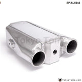 Universal Aluminum Water To Air Turbo Intercooler Front Mount 9.5 X 11 3.5 Inlet/outlet: 2.5