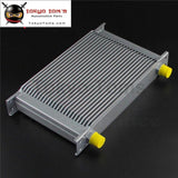 Universal An10 25 Row Engine Transmission 248Mm Oil Cooler Mocal Style Black / Silver