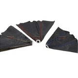 Universal Black Carbon Fiber Grain Shifter Knob Boot Cover
