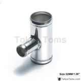 Universal Bov T-Pipe 32Mm 1.26 Outlet 25Mm Blow Off Valve T Joint Adaptor For Bmw F10 Valves
