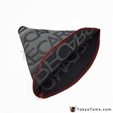 Universal Recaro Canvas Shift Lever Knob Boot Cover Collars For Racing Car With Red Stitching