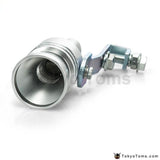 Universal Sliver Turbo Sound Exhaust Muffler Pipe Whistle/fake Blow-Off Bov Simulator Whistler Size
