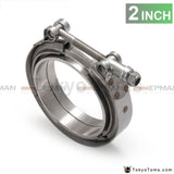 Universal Upgraded 2.0 V-Band Clamp Fit All Style Exhaust System Turbo Parts