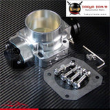 Upgrade 68Mm Pro Series Throttle Body + Tps For Honda Civic Integre D/b/f/h-Series Silver