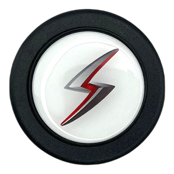 White S Logo Horn Button