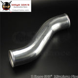 Z / S Shape Aluminum Intercooler Intake Pipe Piping Tube Hose 102Mm 4 Inch L=500Mm