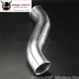 Z / S Shape Aluminum Intercooler Intake Pipe Piping Tube Hose 102mm 4" Inch L=500mm