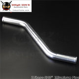 Z / S Shape Aluminum Intercooler Intake Pipe Piping Tube Hose 35Mm 1.38 Inch L=450Mm