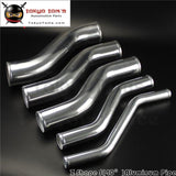 Z / S Shape Aluminum Intercooler Intake Pipe Piping Tube Hose 38Mm 1.5 Inch L=450Mm