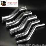 Z / S Shape Aluminum Intercooler Intake Pipe Piping Tube Hose 42mm 1.65" Inch L=450mm