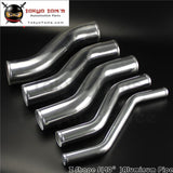 Z / S Shape Aluminum Intercooler Intake Pipe Piping Tube Hose 60Mm 2.36 Inch L=450Mm