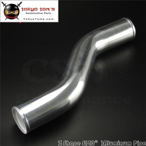 Z / S Shape Aluminum Intercooler Intake Pipe Piping Tube Hose 63mm 2.5