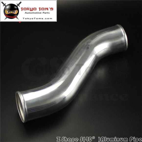 Z / S Shape Aluminum Intercooler Intake Pipe Piping Tube Hose 76mm 3